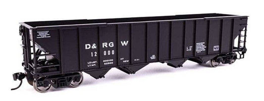 Walthers HO 910-57815 - Mainline - 50' 100-Ton 4-Bay Hopper "Denver & Rio Grand Western" #12235