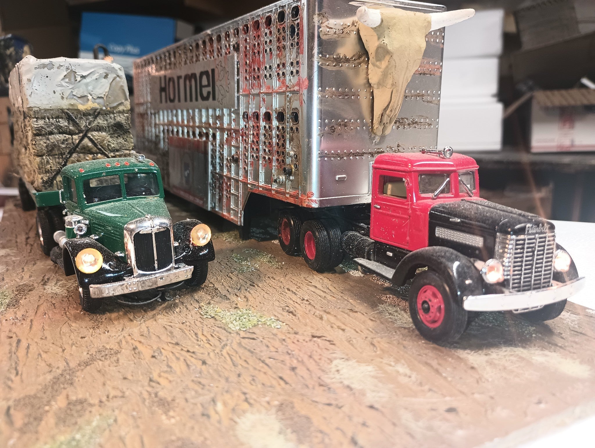 TW TrainWorx Stock Pen/Corral Kit - assembled and detailed by Harry Hieke
