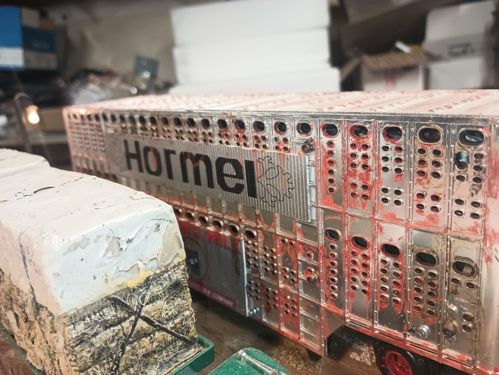 TW TrainWorx Stock Pen/Corral Kit - assembled and detailed by Harry Hieke