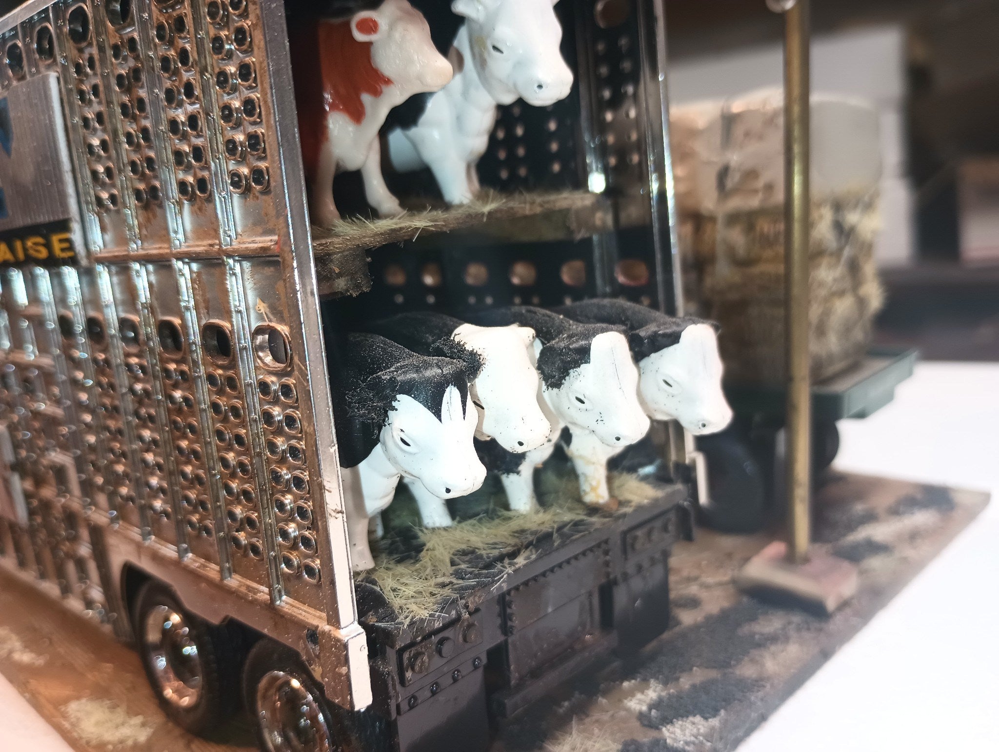 TW TrainWorx Stock Pen/Corral Kit - assembled and detailed by Harry Hieke