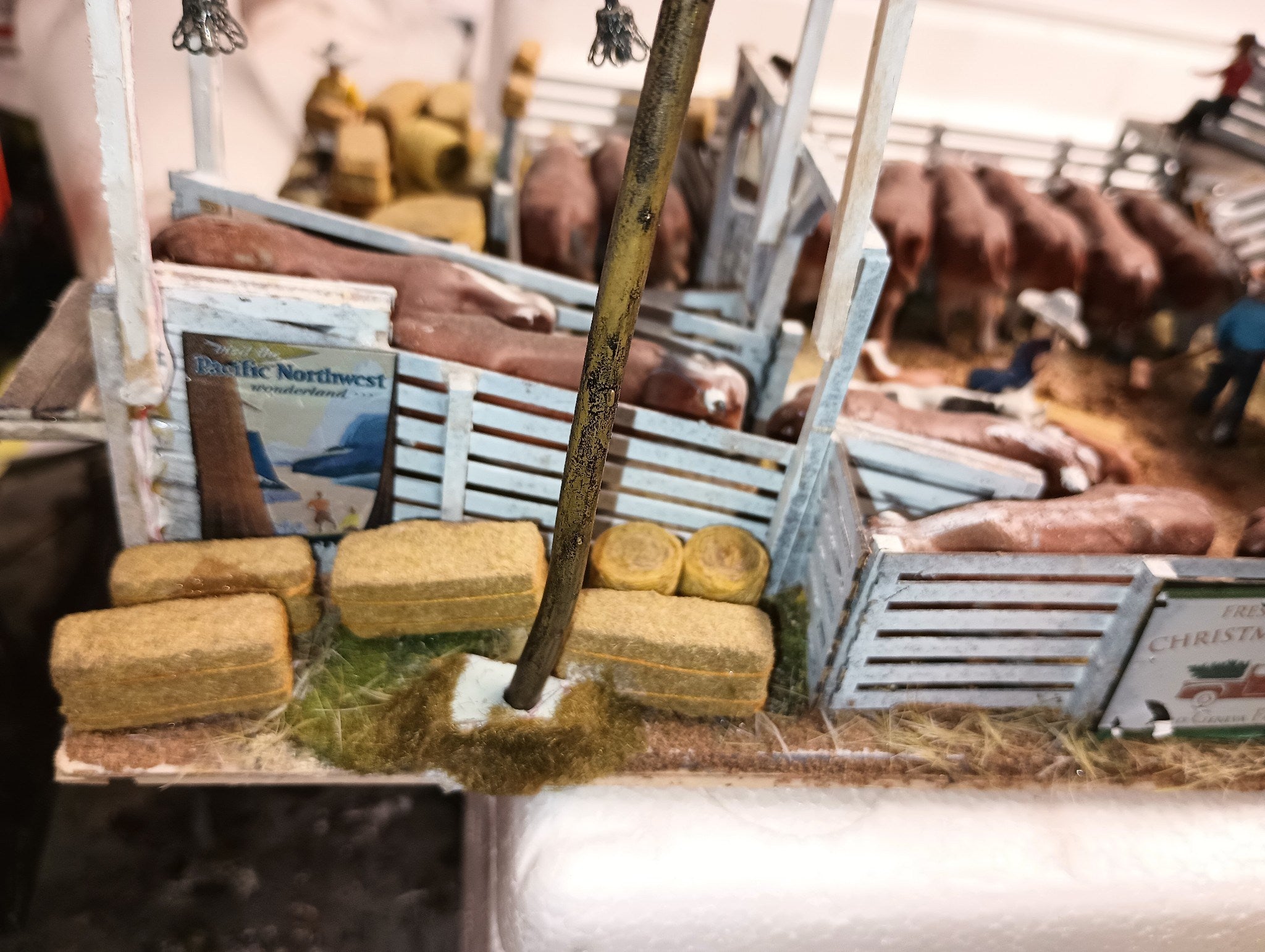 TW TrainWorx Stock Pen/Corral Kit - assembled and detailed by Harry Hieke