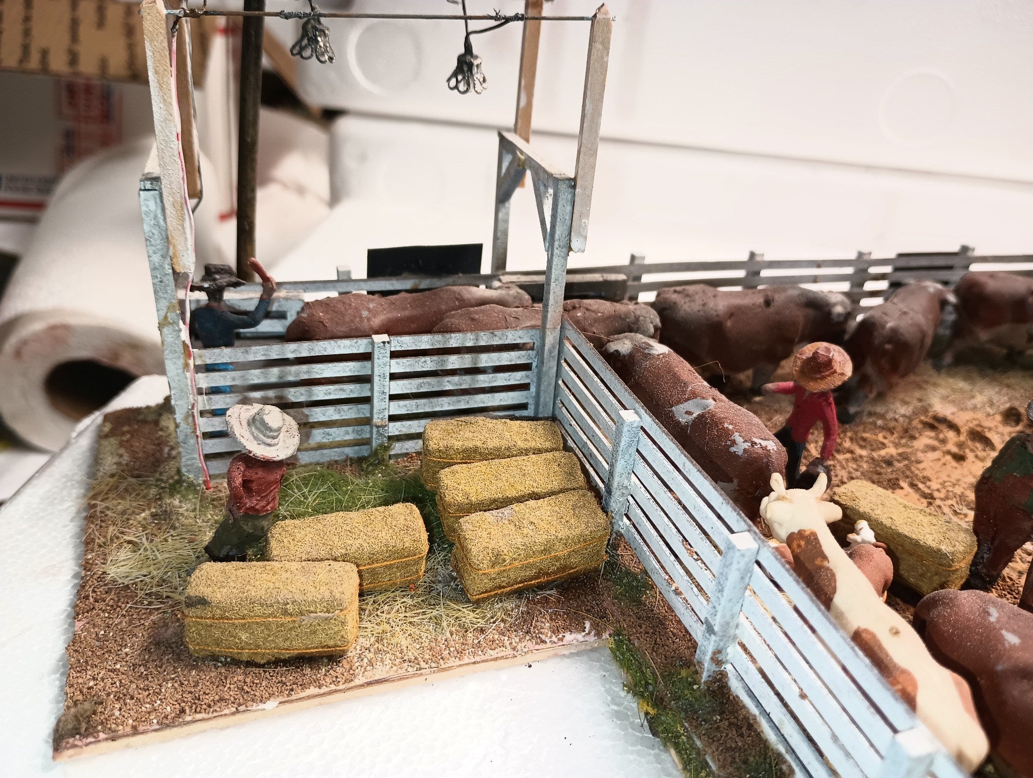 TW TrainWorx Stock Pen/Corral Kit - assembled and detailed by Harry Hieke
