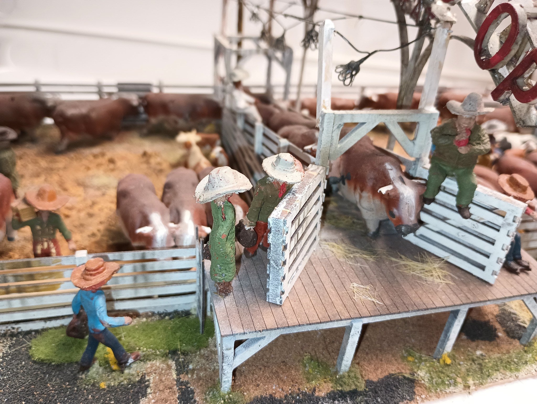 TW TrainWorx Stock Pen/Corral Kit - assembled and detailed by Harry Hieke