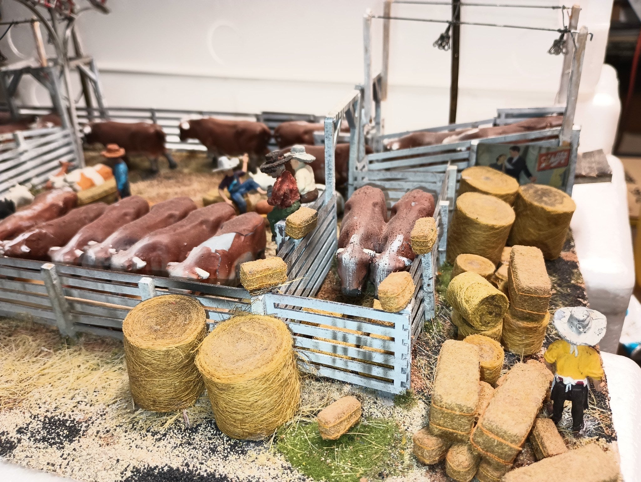 TW TrainWorx Stock Pen/Corral Kit - assembled and detailed by Harry Hieke