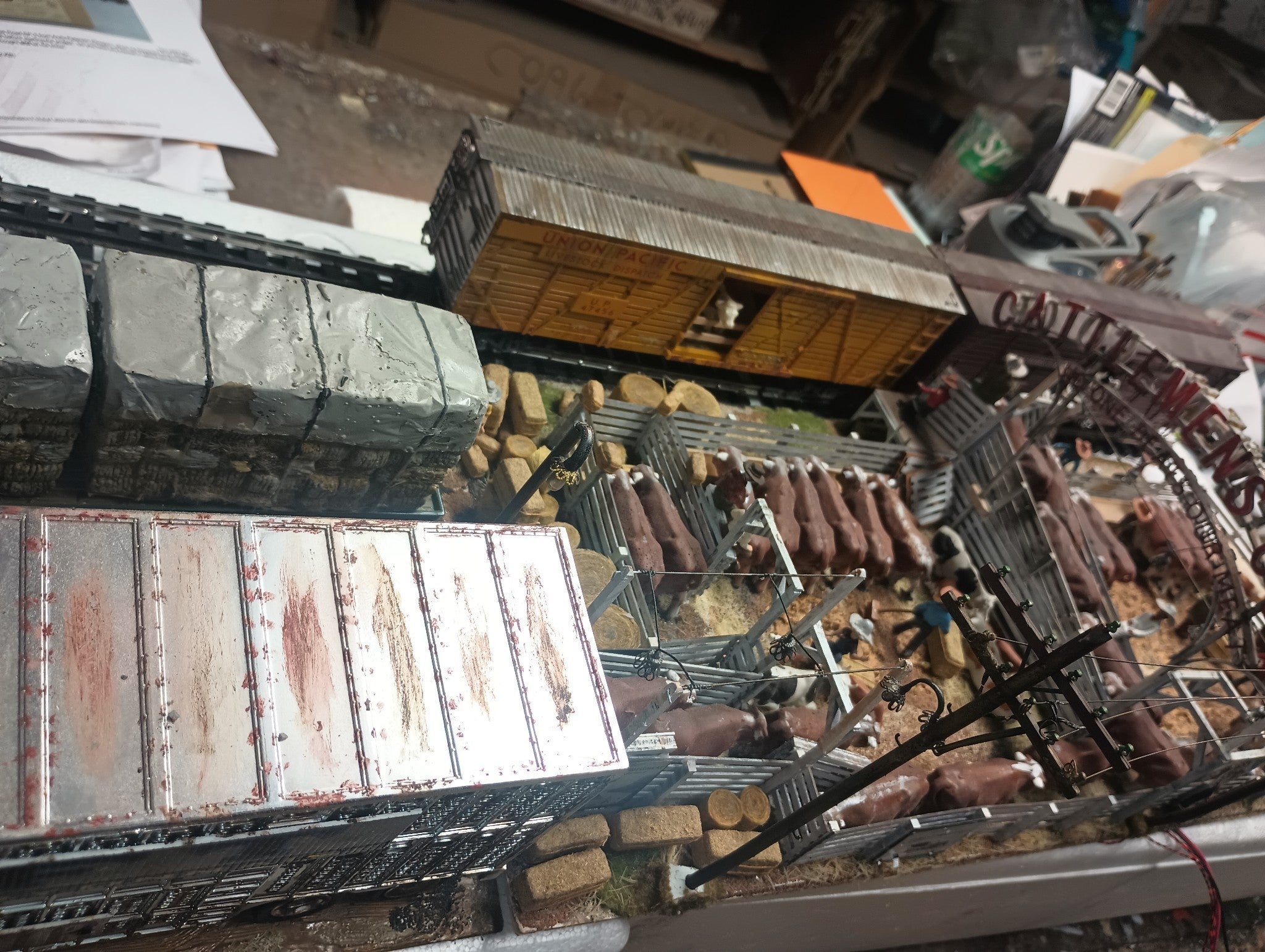 TW TrainWorx Stock Pen/Corral Kit - assembled and detailed by Harry Hieke
