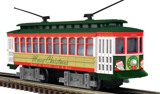 Atlas O 1001202 - Industrial Rail Trolley "Christmas Trolley" #1225