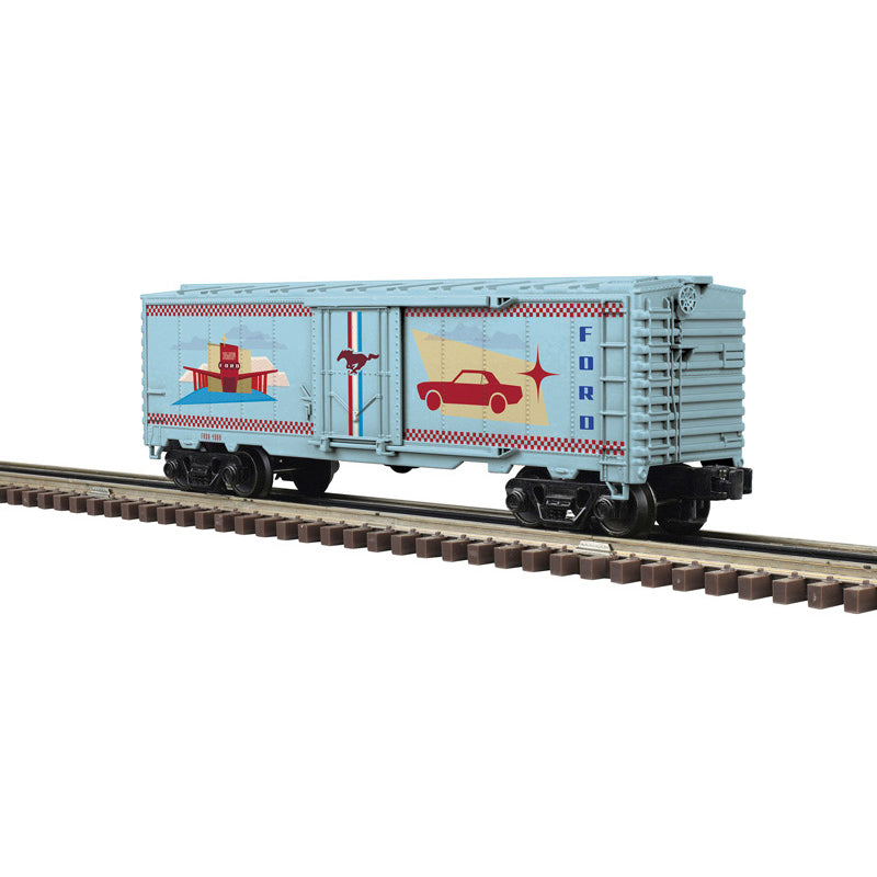 Atlas O 1001211 - Industrial Rail Plug Door Boxcar "Ford" (Vintage Mustang)