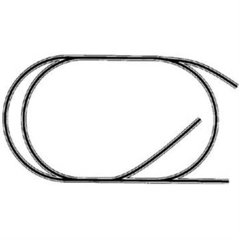 Atlas HO-13 Simple Oval with Spurs - Code 100 Layout Packages