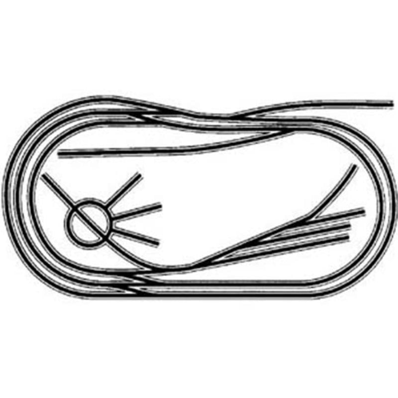 Atlas HO-25 Great Eastern Trunk - Code 100 Layout Packages