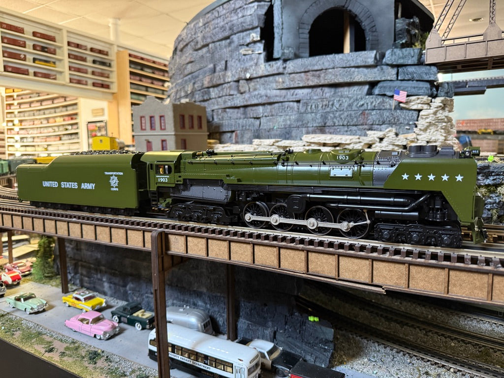 Lionel 2531850 - Legacy S2 Steam Locomotive "U.S. Army" #1903 General Douglas MacArthur - Custom Run for MrMuffin'sTrains
