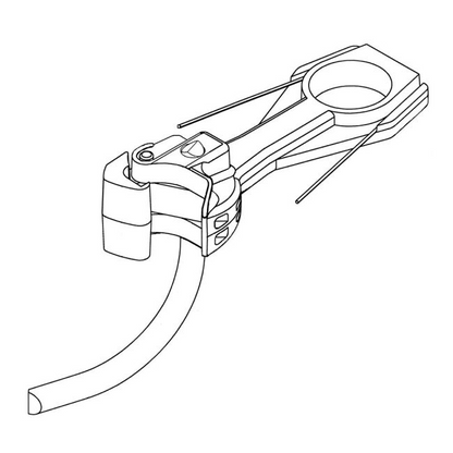 Kadee HO 119-25 - #119 SE Shelf Whisker Metal Coupler - Medium (9/32") Centerset Shank (Bulk Pack - 25 Pair)