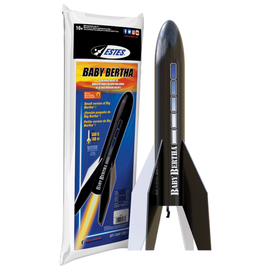 Estes 1261 - Intermediate - Baby Bertha Rocket Kit - MrMuffin'sTrains