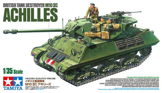 Tamiya 35366 - British M10 IIC Achilles Tank Destroyer - 1/35 Scale Model Kit