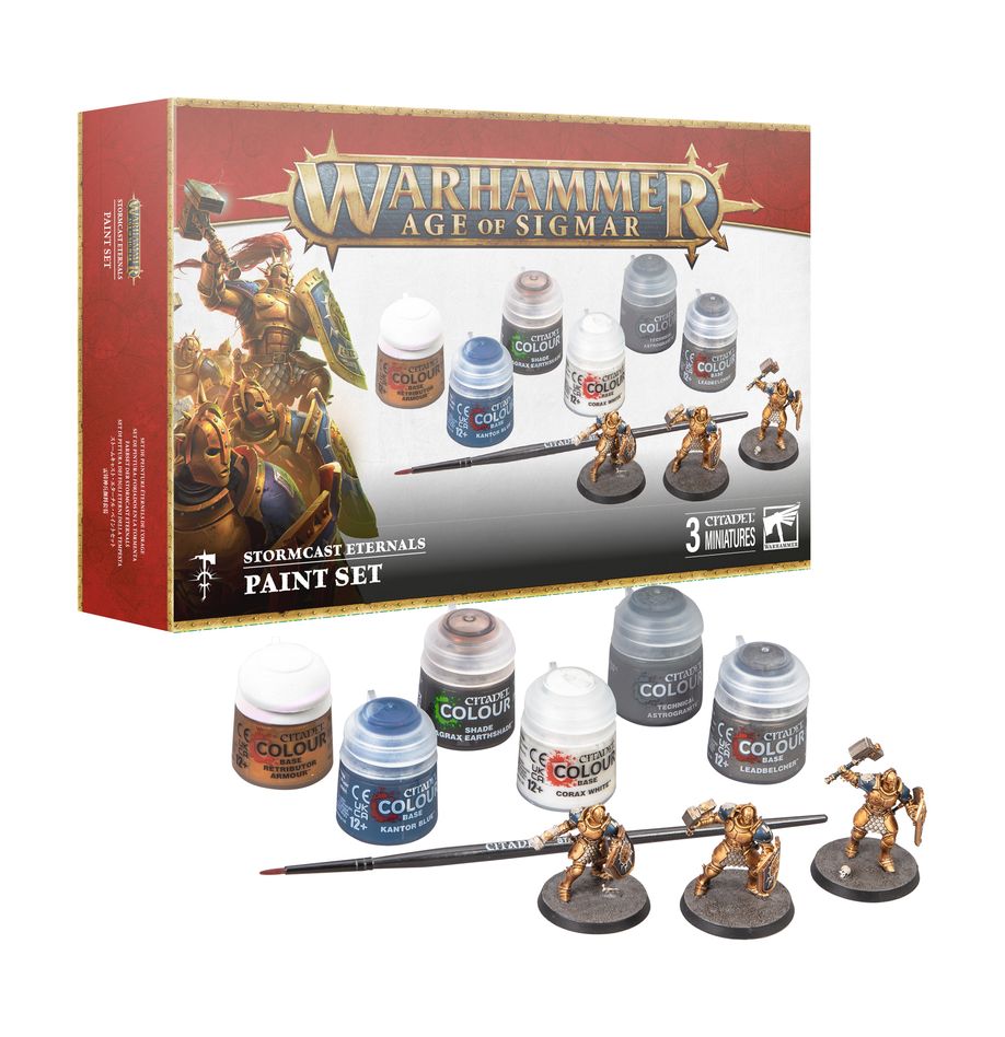 Games Workshop 60-10 - Age of Sigmar: Stormcast Eternals Paint Set