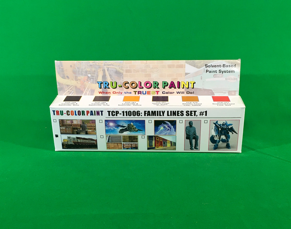 Tru-Color Paint TCP-11006 - Family Lines Set #1 (Solvent-Based Paint)