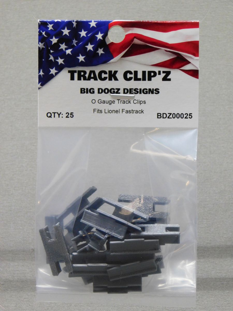 Big Dogz Designs BDZ00025 - Track Clip’z for Lionel (25-Pack)