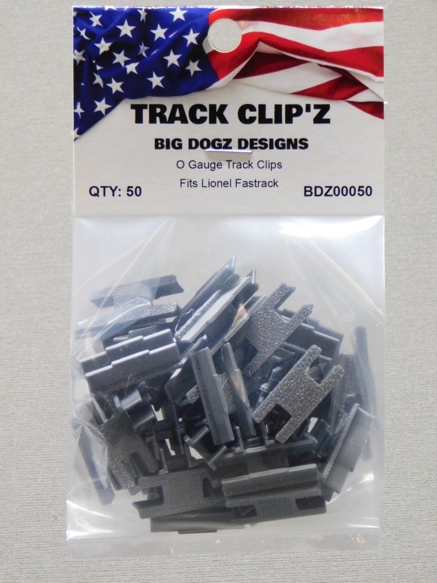 Big Dogz Designs BDZ00050 - Track Clip’z for Lionel (50-Pack)