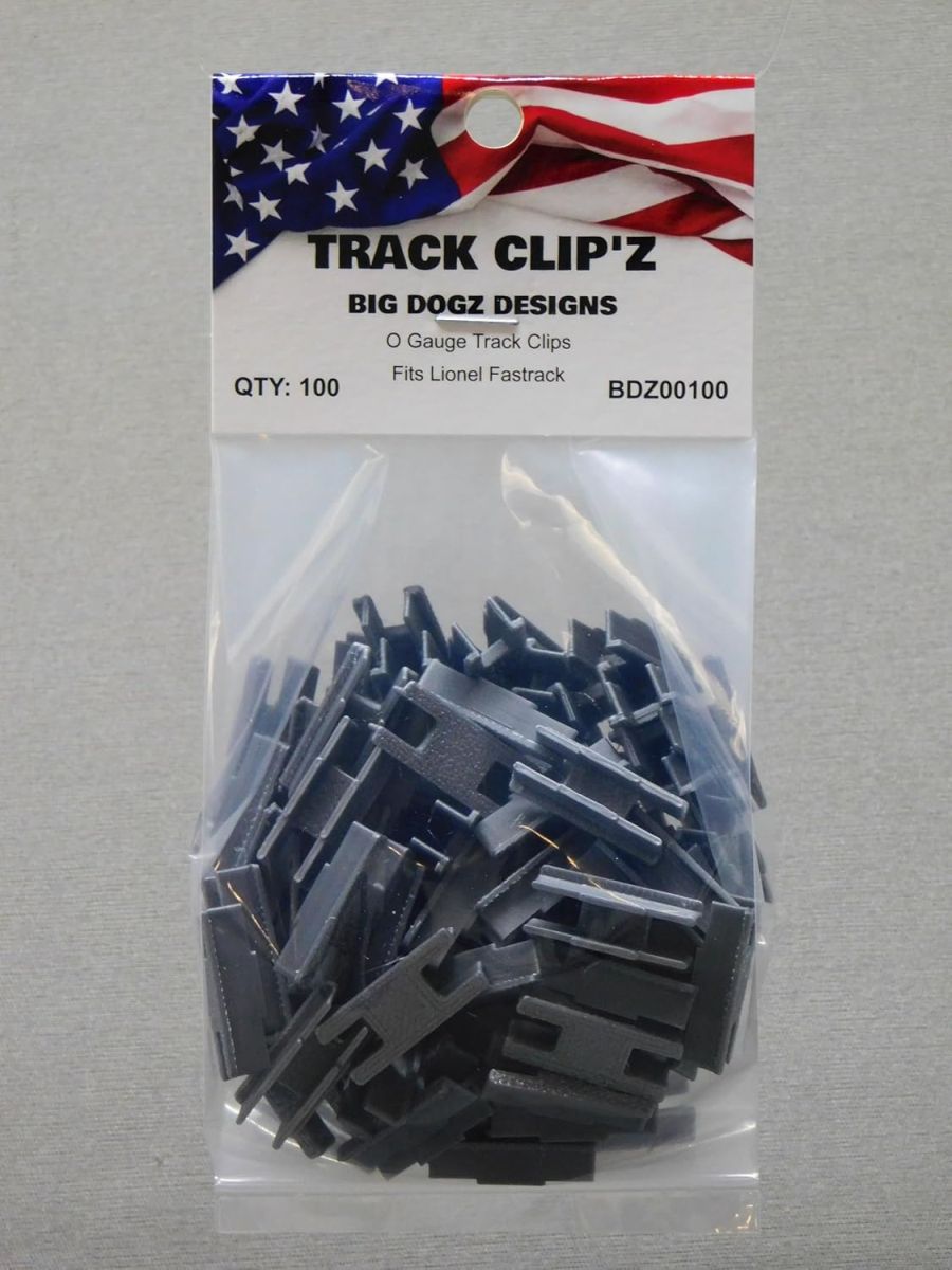 Big Dogz Designs BDZ00100 - Track Clip’z for Lionel (100-Pack)