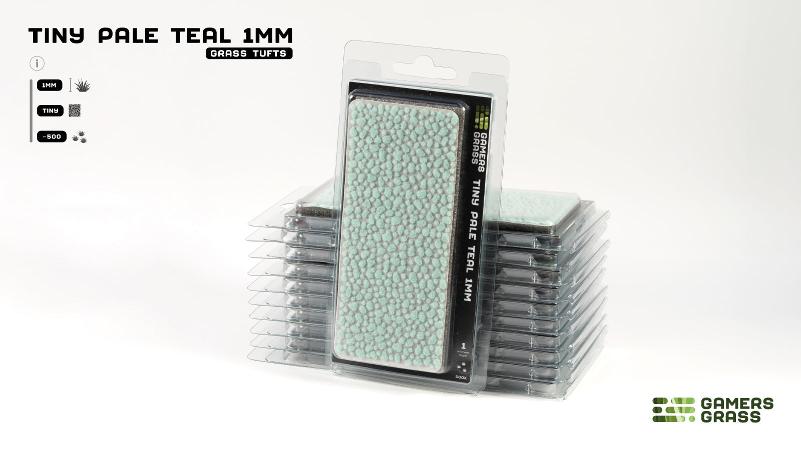 Gamers Grass GGTT-PT - Tiny Tufts - Pale Teal 1mm