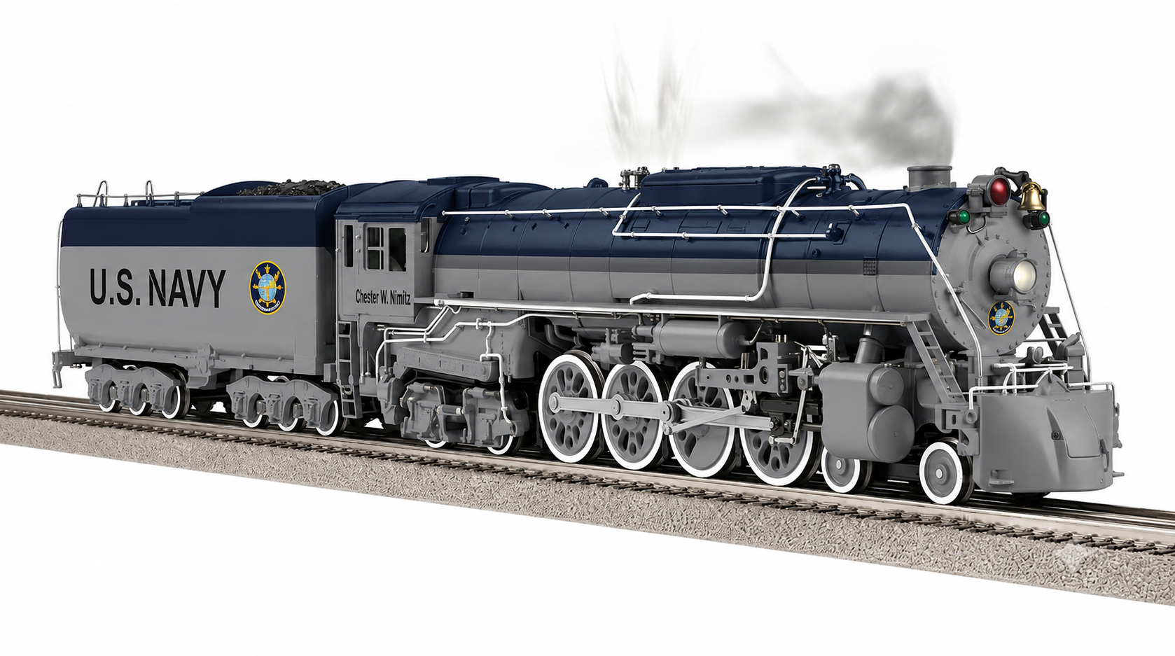 Lionel 27313USN - Legacy - S3 Steam Locomotive "U.S. Navy" - Custom Run for MrMuffin'sTrains