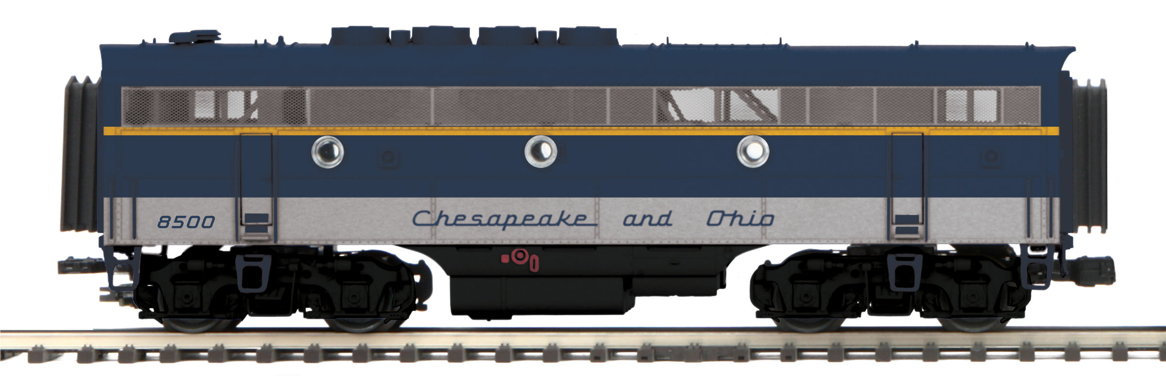 MTH 20-20940-1 & 20-20940-3 Chesapeake & Ohio F-3 A-Unit Diesel & F-3 B Unit Non Powered Diesel-Second hand-M5293