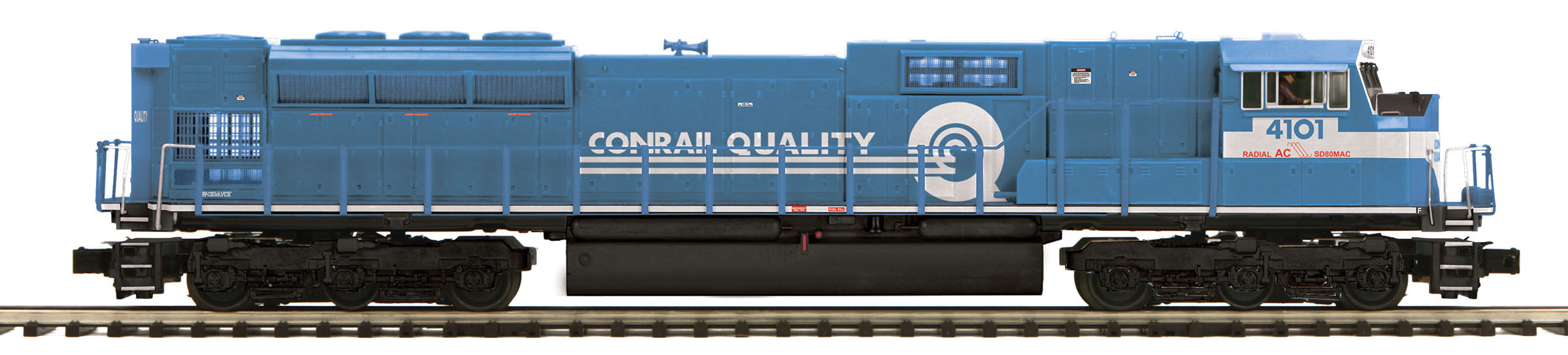 MTH 20-21131-1 Conrail #4101 SD-80MAC Diesel Engine-Second hand-M5206