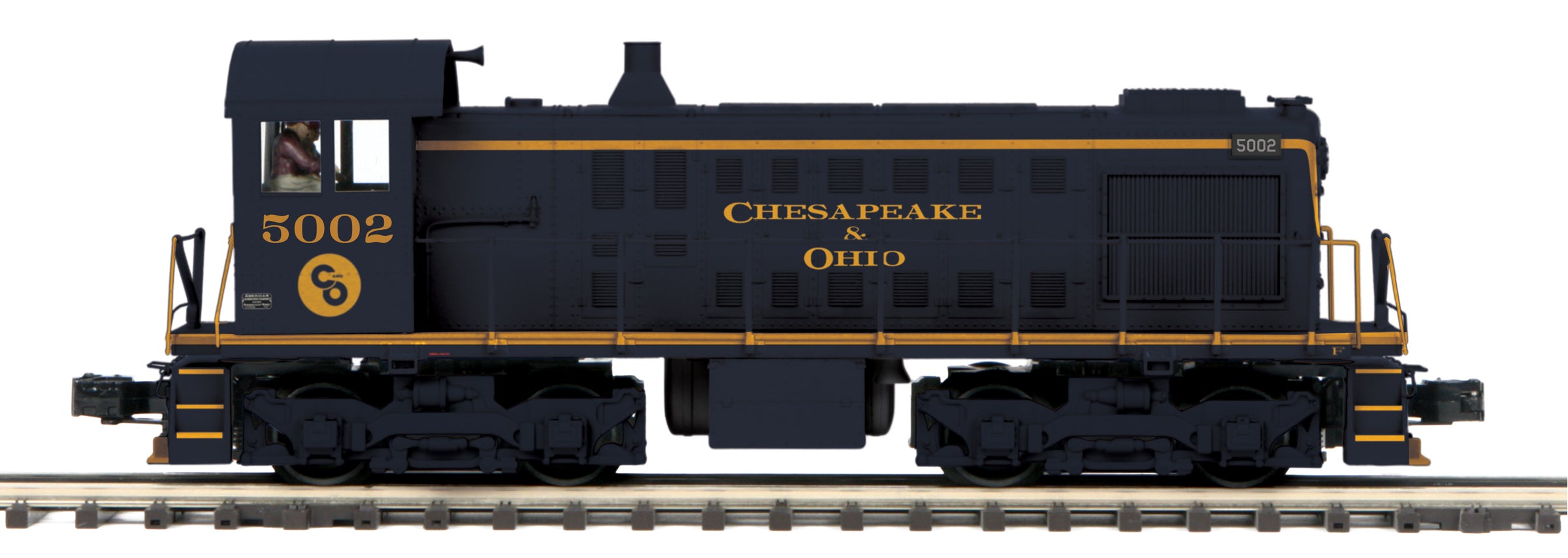 MTH 20-21404-1 Chesapeake & Ohio #5502- Alco S-2 Switcher Diesel Engine-Second hand-M5209