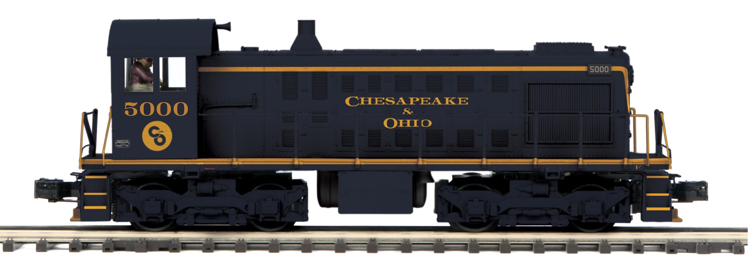 MTH 20-21405-1 - Alco S-2 Switcher Diesel Engine "Chesapeake & Ohio" #5000 w/ PS3-Second hand-M5064