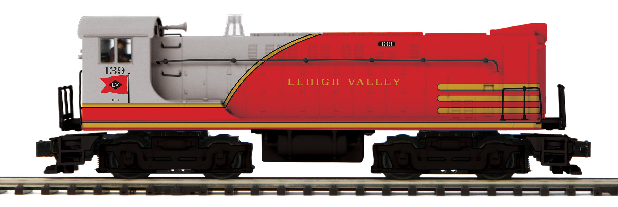 MTH 20-21645-1 - VO 1000 Diesel Engine "Lehigh Valley" w/ PS3 #139 - Custom Run for MrMuffin'sTrains