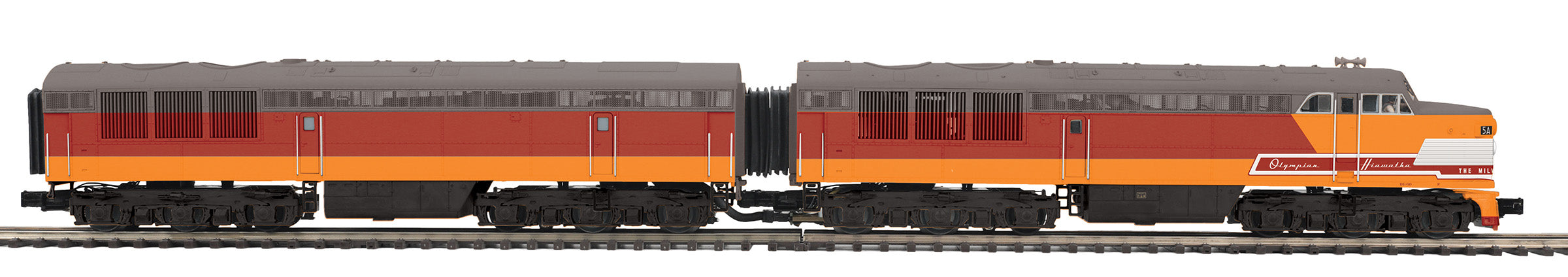 MTH 20-21853-1 - FM Erie Built AB Diesel Set "Milwaukee Road" #5A/5B w/ PS3