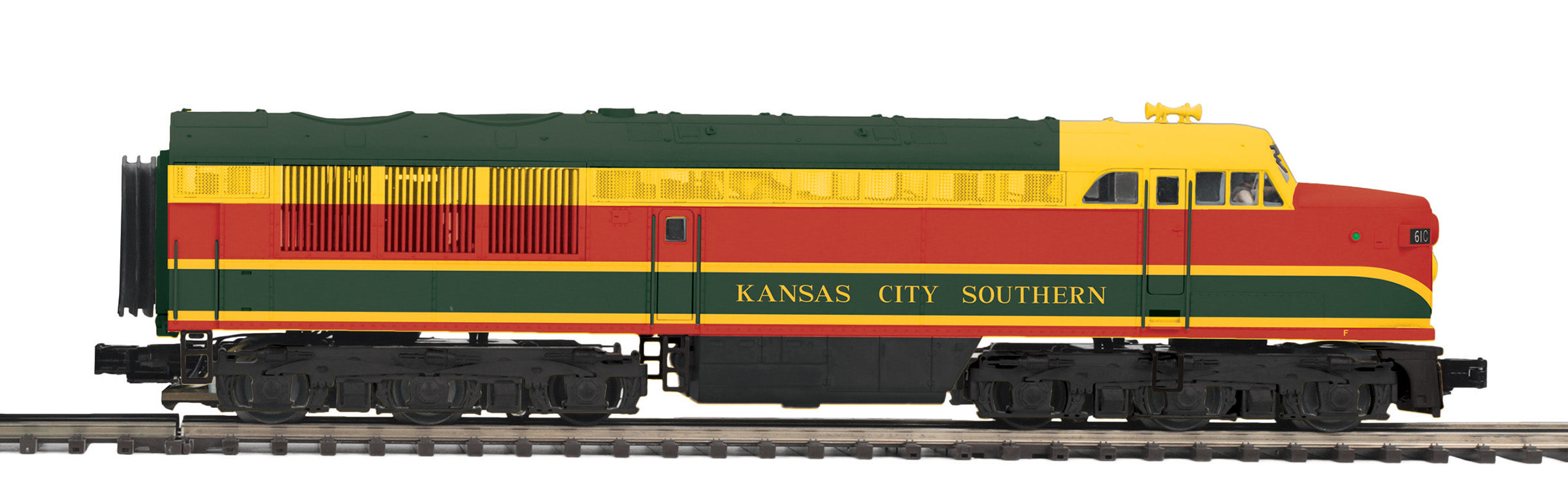 MTH 20-21855-3 - FM Erie Built A Unit Diesel "Kansas City Southern" #90A (Non-Powered)