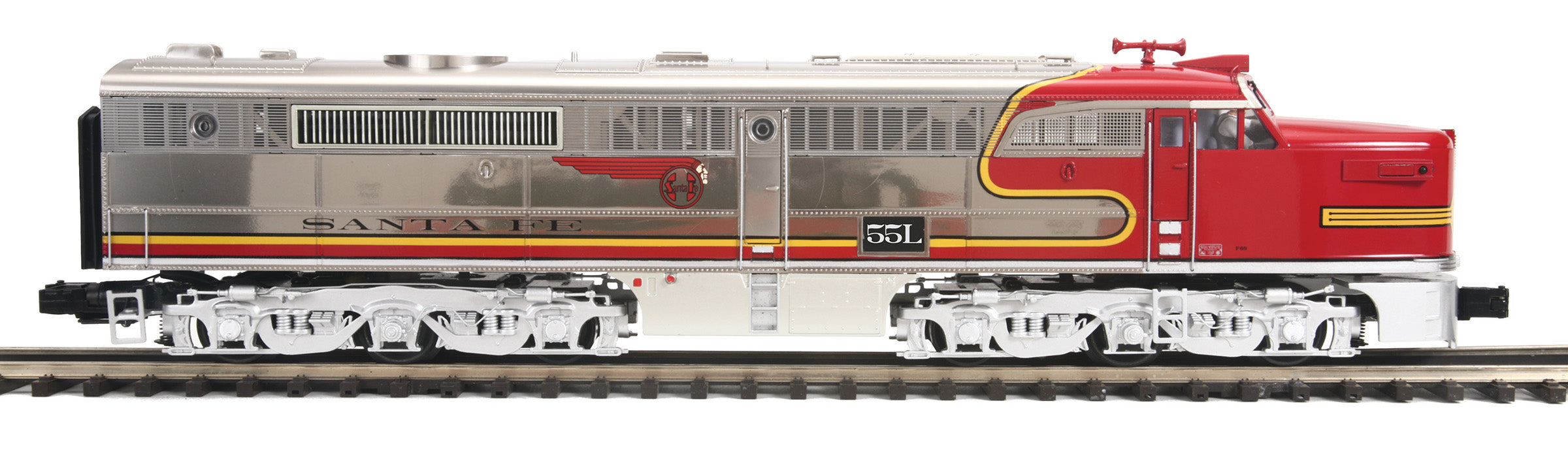 MTH 20-21873-1 - Alco PA A Unit Diesel Locomotive "Santa Fe" #55L w/ PS3 (Plated)
