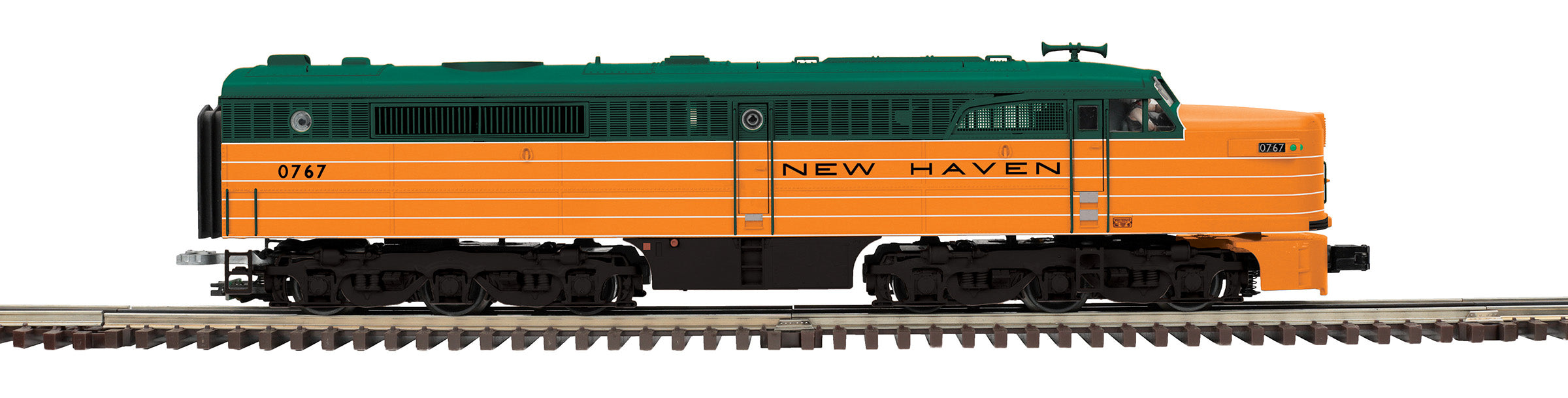 MTH 20-21889-1 - Alco PA A Unit Diesel Locomotive "New Haven" #0767 w/ PS3 - Custom Run for MrMuffin'sTrains