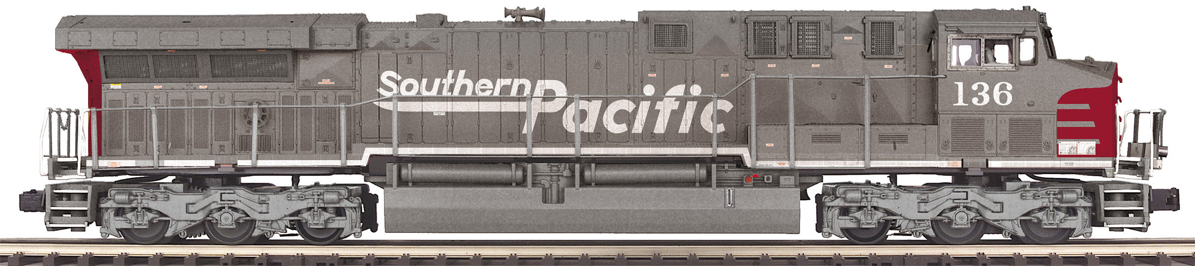 MTH 20-21904-1 - AC6000 Diesel Engine "Southern Pacific" #136 w/ PS3 - Custom Run for MrMuffin'sTrains