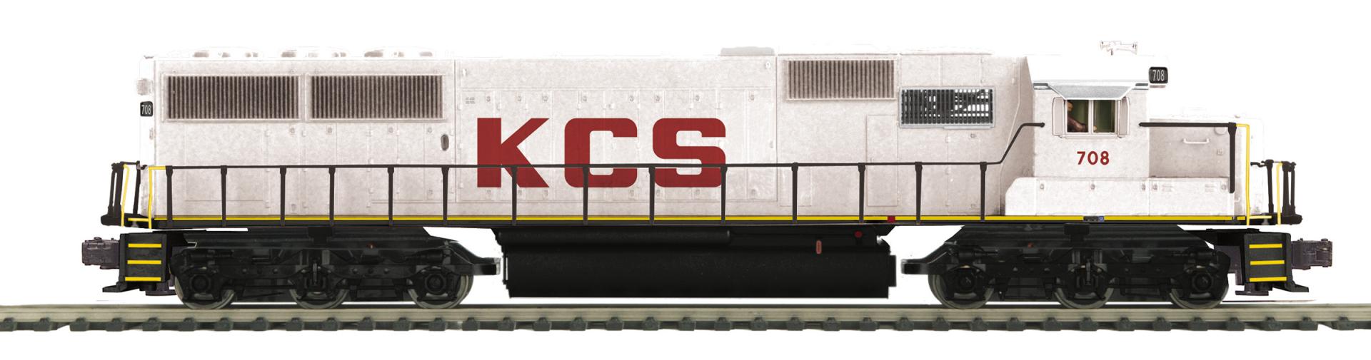 MTH 20-21914-1 - SD50 Diesel Engine "Kansas City Southern" #708 w/ PS3 - Custom Run for MrMuffin'sTrains