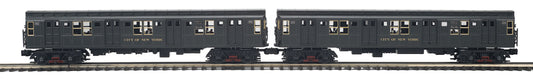 MTH 20-21939-3 - R1 Subway Set "Metropolitan Transportation Authority" (2-Car) Non-Powered - MrMuffin'sTrains