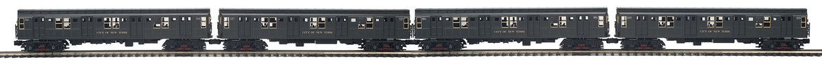 MTH 20-21940-1 - R1 Subway Set "Metropolitan Transportation Authority" w/ PS3 (4-Car) - MrMuffin'sTrains