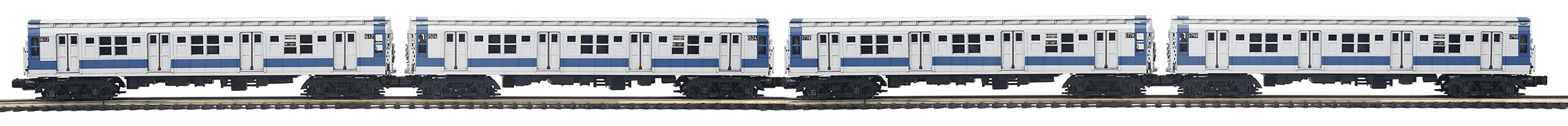 MTH 20-21942-1 - R9 Subway Set "Metropolitan Transportation Authority" w/ PS3 (4-Car)