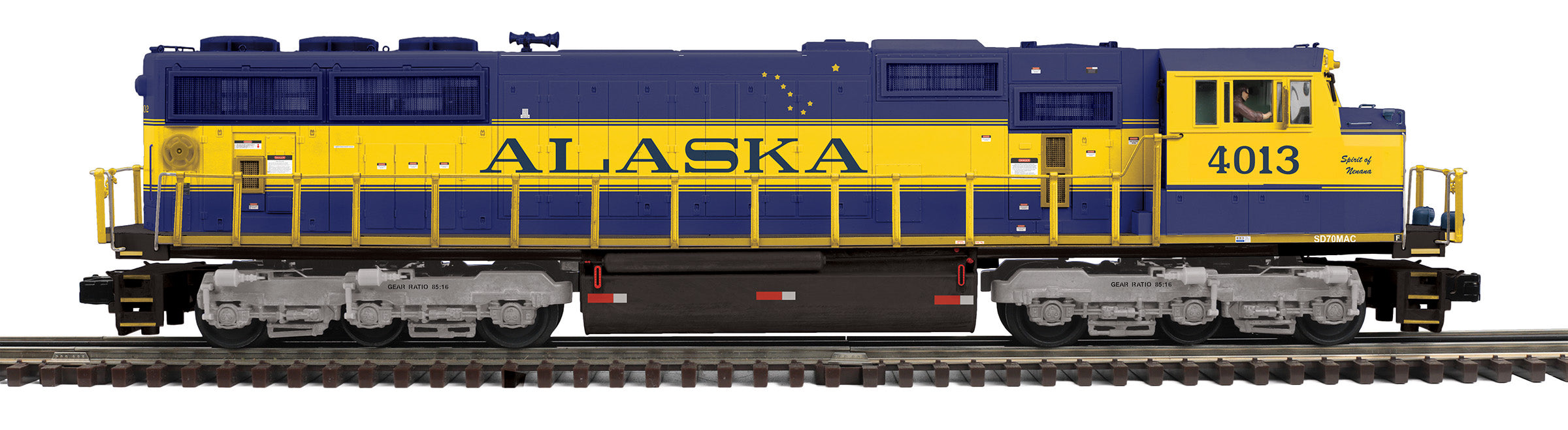 MTH 20-21949-1 - SD70Mac Diesel Engine "Alaska" #4013 w/ PS3 (Spirit of Nenana)