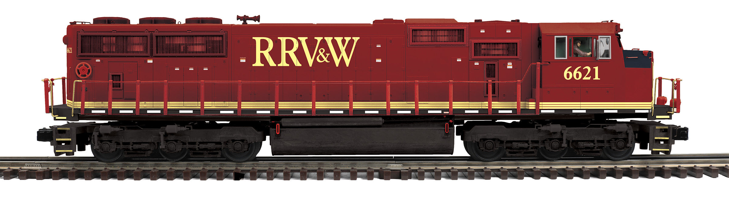 MTH 20-21952-1 - SD70Mac Diesel Engine "Red River Valley & Western" #6621 w/ PS3