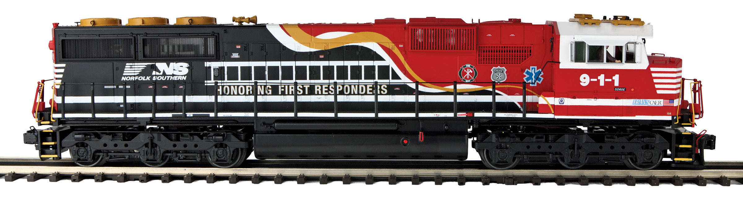 MTH 20-21956-1 - SD60E Diesel Engine "Norfolk Southern" #911 w/ PS3 (First Responders)