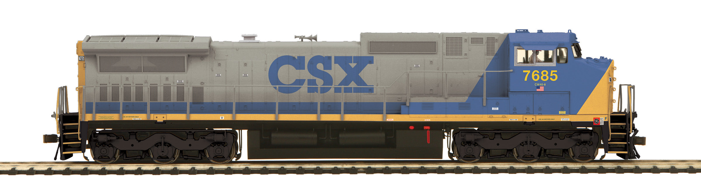 MTH 20-21970-1 - Dash-8 Diesel Engine "CSX" #7685 w/ PS3