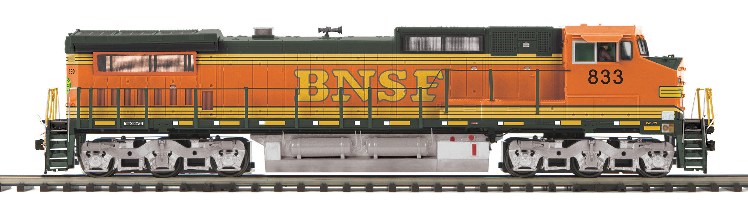 MTH 20-21974-1 - Dash-8 Diesel Engine "BNSF" #833 w/ PS3