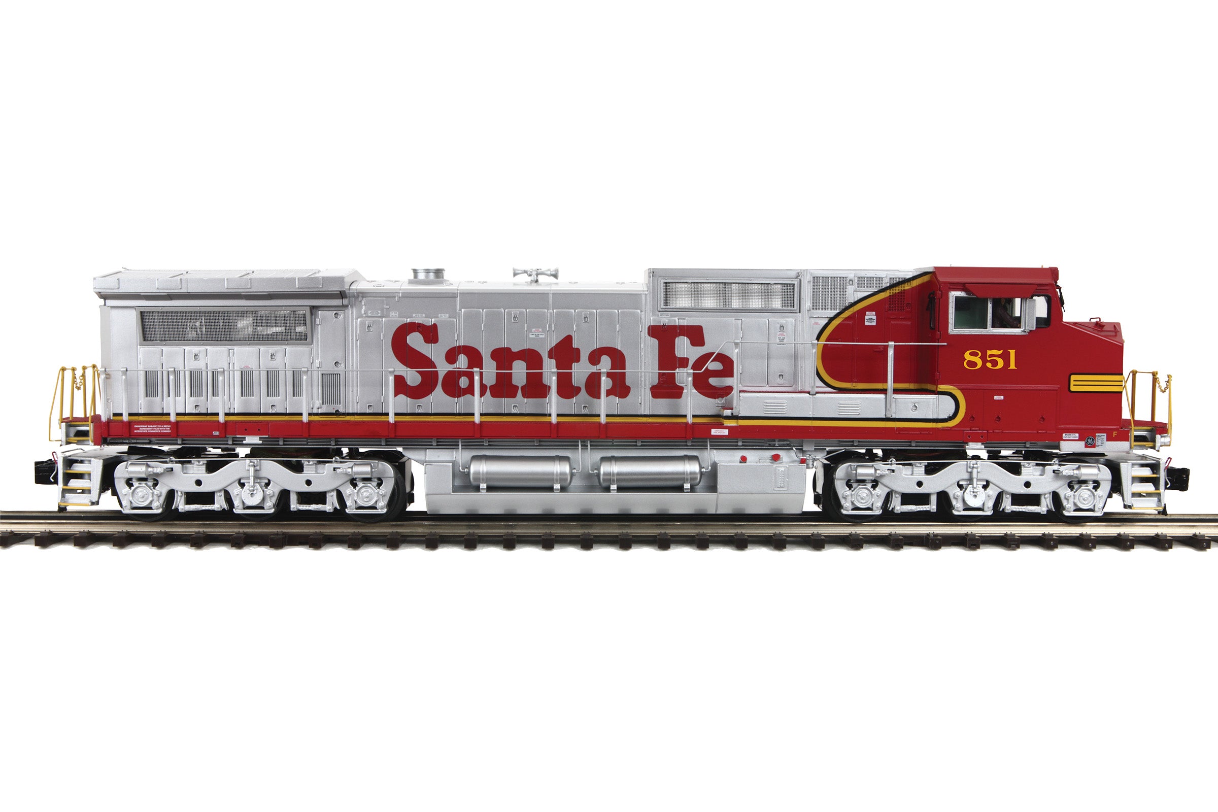 MTH 20-21977-1 - Dash-8 Diesel Engine "Santa Fe" #851 w/ PS3