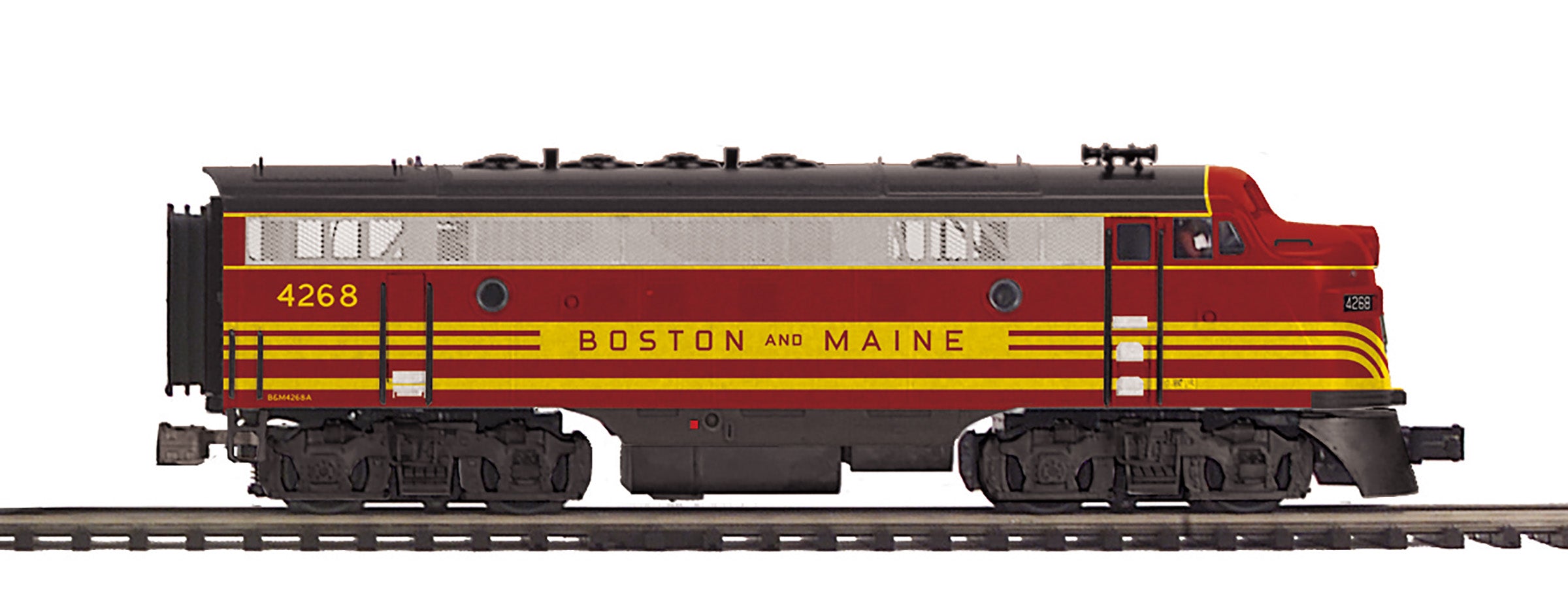 MTH 20-21991-1 - F-7 A Unit Diesel Engine "Boston & Maine" #4268 w/ PS3