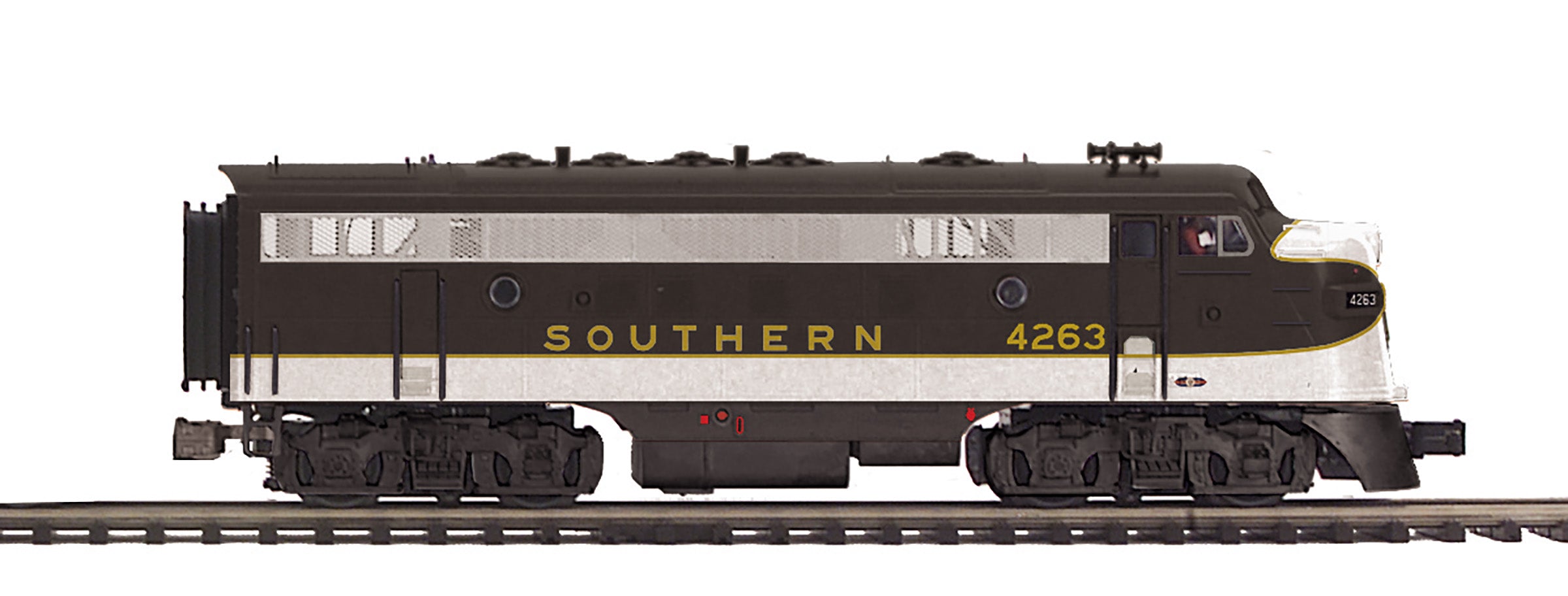 MTH 20-21993-4 - F-7 A Unit Diesel Engine "Southern" #4263 w/ PS3 (Non-Powered)