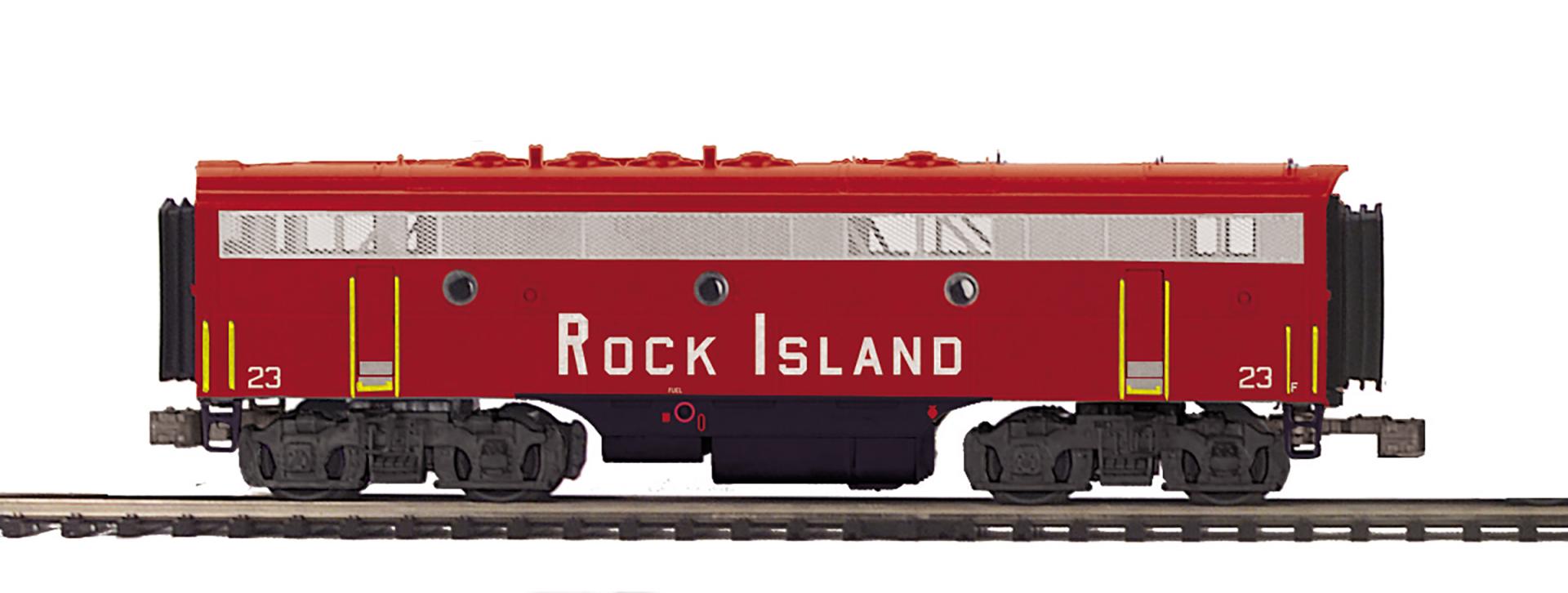 MTH 20-22046-1 - F-7 A/B Diesel Engine Set "Rock Island" #121/23 w/ PS3 - Custom Run for MrMuffin'sTrains