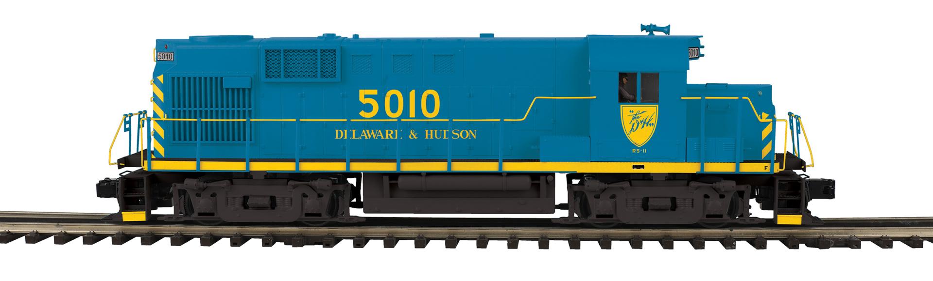 MTH 20-22059-1 - RS-11 Low Hood Diesel Engine "Delaware & Hudson" #5010 w/ PS3