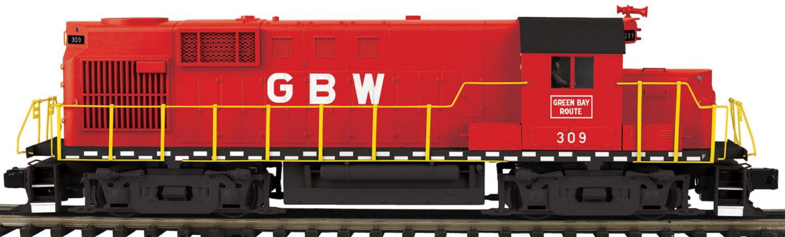 MTH 20-22061-1 - RS-11 Low Hood Diesel Engine "Green Bay & Western" #309 w/ PS3