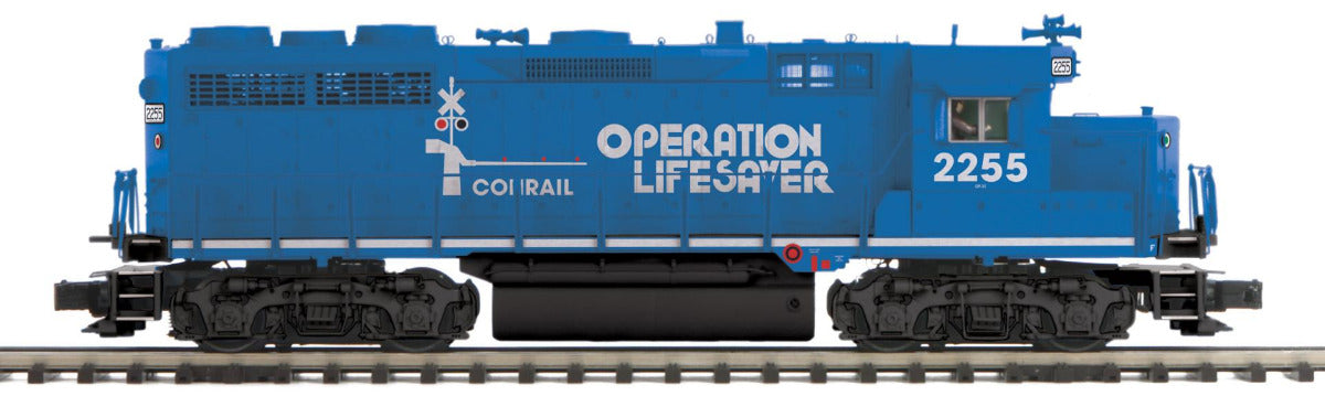 MTH 20-22072-1 - Premier - GP-35 Low Hood Diesel Engine "Conrail" #2255 w/ PS3